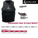 MUELLER Diamond Pad 3-Pad Shirt,  S / Inhalt 1 Stück