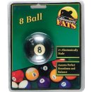MF Poolball 57,2 mm Durchmesser,  rot / Inhalt 1 Stück