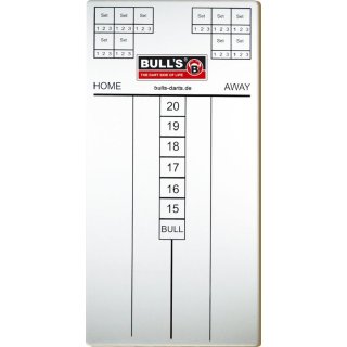 BULLS Markerboard Masterscoreboard,  30 x 60 cm / Inhalt 1 Stück