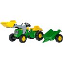 Tret-Traktor RollyKid John Deere Junior-grün