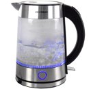 1,7 Liter Wasserkocher Rio aus Glas & Edelstahl mit blauem LED Licht - A-Ware/B-Ware: A-Ware
