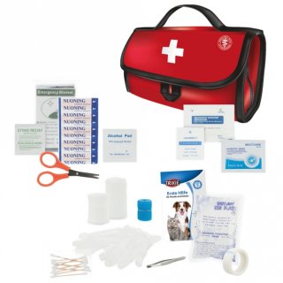 Erste-Hilfe-Kasten Premium rot 17-teilig