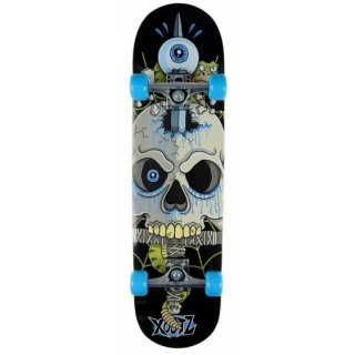 Doublekick - Schlange Schädel - Skateboard 79 cm