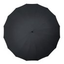 Regenschirm 16 Bahnen 103 cm schwarz