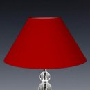 Lampenschirme konisch 40 x 25 x 16 cm Rot
