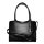 Business bag Midi croco black- 14", made from NIVODUR