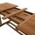 Esstisch ausziehbar Parma Teak Massivholz - Breite: 100 cm - Länge: 180 bis 240 cm