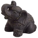 Steinfigur Asiatischer Elefant Tirune - Breite x Tiefe x...