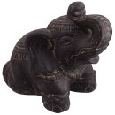 Steinfigur Asiatischer Elefant Tirune - Breite x Tiefe x Höhe: 30 x 16 x 25 cm