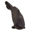 Steinfigur Glücksbringer Fisch Lakhnau Anthrazit - Breite x Tiefe x Höhe: 13 x 40 x 16 cm