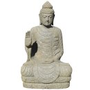 Basanit Skulptur Buddha Ganganagar mit Geste der...