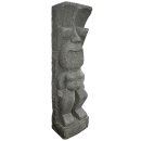 Garten Skulptur Tiki Dewas aus Basanit - Höhe x Tiefe x Breite: 150 x 26 x 40 cm