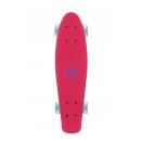 Skateboard Mit Led-Beleuchtung 55,5 Cm Rosa/Blau