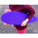 Skateboard Mit Led-Beleuchtung 55,5 Cm Violett/Rosa