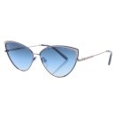 Sonnenbrille DHS232 cat-eye cat. 3 Stahl/Glas blau