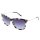 Sonnenbrille 88104 Kat. 3 Damen quadratisch Metall braun/violett