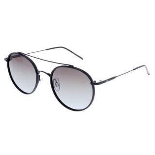 Sonnenbrille 84108 Kat. 3 rund Metall schwarz/braun/grau