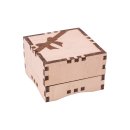 Basteltruhe - Geschenkbox klein Schleife