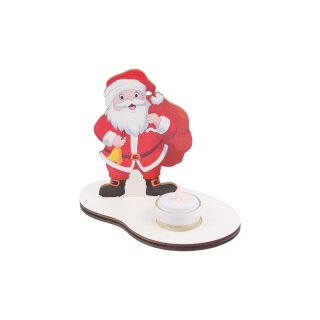 Weihnachtsdeko Nikolaus mit LED