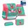 Belmil Classy ergonomisches Schulranzen-Set 4-teilig "Cute Sloth" mit Brustgurt
