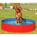 Karlie DOGGY POOL der Swimmingpool für Hunde - Rot-Blau - 160 cm
