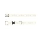 Trixie Halsband Silver Reflect - Pfotenmotiv - 35-55cm /...