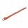 Karlie Vintage Strass Halsband - Mandarine - 4-reihig, 60cm/40mm