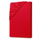 Jersey Spannbettlaken 90-100x190-200cm Rot