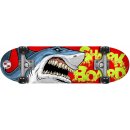 Skateboard Shark 71 X 20 Holz/Pvc Rot/Blau