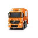 Rc Mercedes-Benz Antos Entsorgungsfahrzeug 2,4 Ghz Orange 1:20