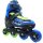 Inline-Skates Fast Semi-Softboot Verstellbar Blau/Grün Größe 38-41