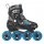 Inline-Skates Moody Tif 82A Schwarz/Blau Größe 36-40