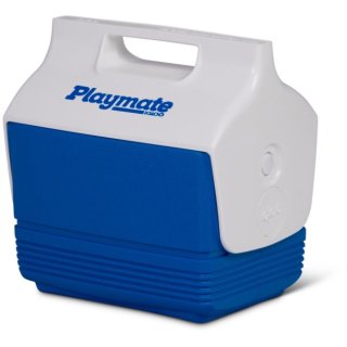 Playmate Mini Kühler 3,8 Liter Blau/Weiß