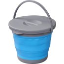 Abfallbehälter Faltbar 5 Liter 20 X 25 Cm Blau/Grau