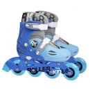 Inline-Skates Verstellbar Hellblau Größe 30-33