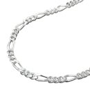 Armband 3mm Figarokette Silber 925 21cm
