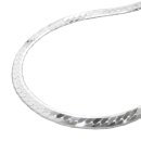 Armband 3mm Panzerkette flach gedrückt glänzend...