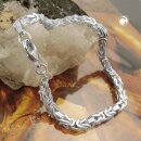 Armband 4mm Königskette vierkant glänzend...