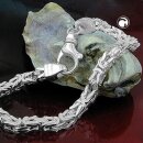 Armband 5mm Königskette vierkant glänzend...