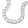 Armband 6,7mm Panzerkette flach Silber 925 21cm
