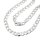 Armband 4,6mm Panzerkette flach mit Muster Silber 925 19cm