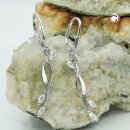Ohrbrisur Ohrhänger Ohrringe 40x5mm Zirkonia...