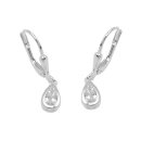 Ohrbrisur Ohrhänger Ohrringe 23x5mm Tropfen Zirkonia...
