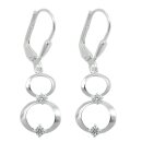 Ohrbrisur Ohrhänger Ohrringe 31x10mm 2 Ringe mit...