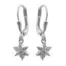 Ohrbrisur Ohrhänger Ohrringe 23x6mm Blume oder Stern...