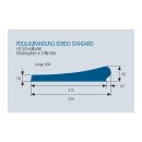 Beckenrandstein Set Rechteckbecken 600 x 300 cm | farbig sandgestrahlt mit Schwallkante