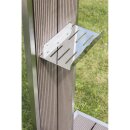 Dusche Bahama WPC | OHNE PLATTFORM