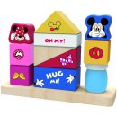Mickey & Minnie Mouse Stapelspiel aus Holz 12-teilig