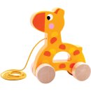 Giraffe Holz-Ziehfigur 18 Monate Gelb/Orange