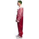 Killer Clown Kostüm Herren rot/weiß Größe 50/52 (M)